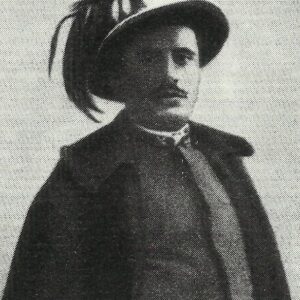 Benito Mussolini as Bersaglieri.
