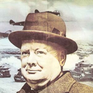 Churchill's slogan: 'let us go forward together !'