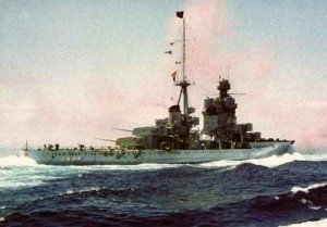 Italian heavy cruiser Zara class.