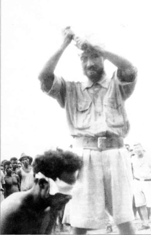 Execution of an allied soldier