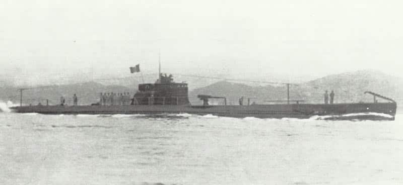 The Italian submarine Jantina