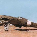 Macchi Folgore on an airfield in North Africa