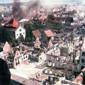 destroyed French villages
