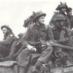 British troops, armed with Lee-Enfield rifles