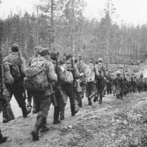 Finnish Army on march