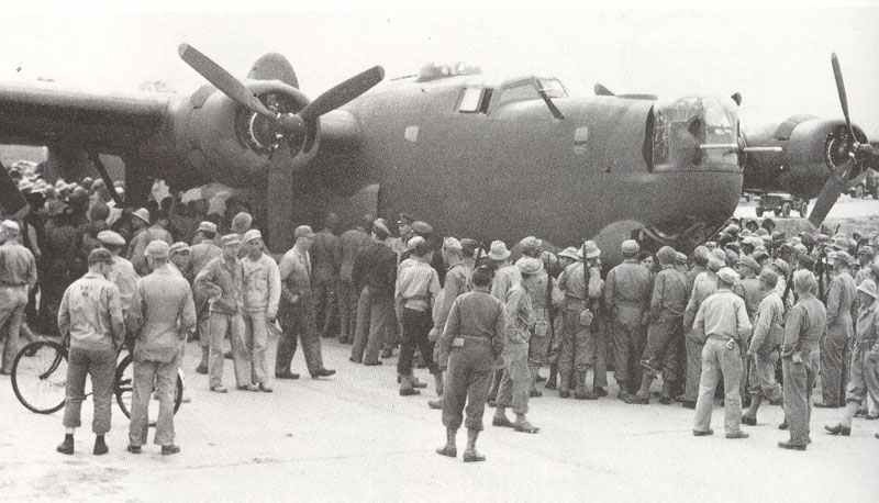 First B-24 in Great Britain