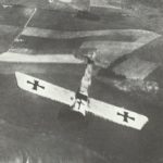 Fokker E monoplane goes into a dive f