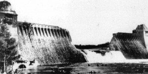 breached Mohne Dam