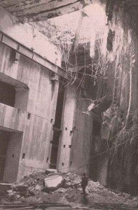 U-Boat bunker destroyed by a Grand Slam