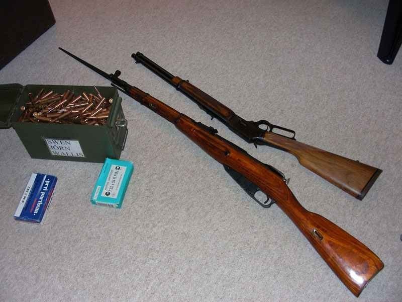 Mosin-Nagant and Marlin carbine