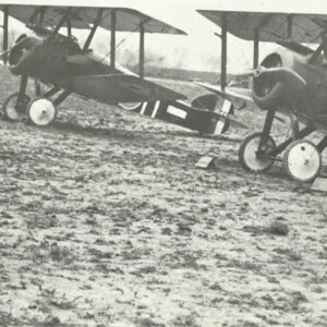 Sopwith Camels on airfield Western Front