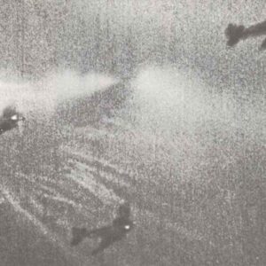 Picture from the gun control camera of a Hawker Hurricane