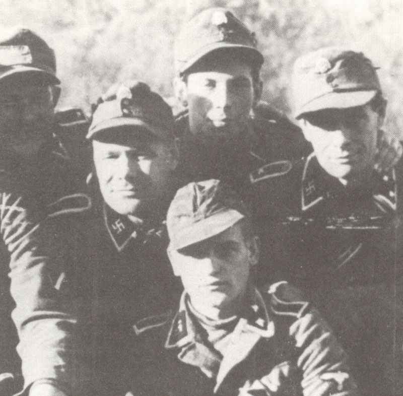 NCOs of Latvian 19. Waffen-SS division