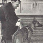 Hitler and the dog.