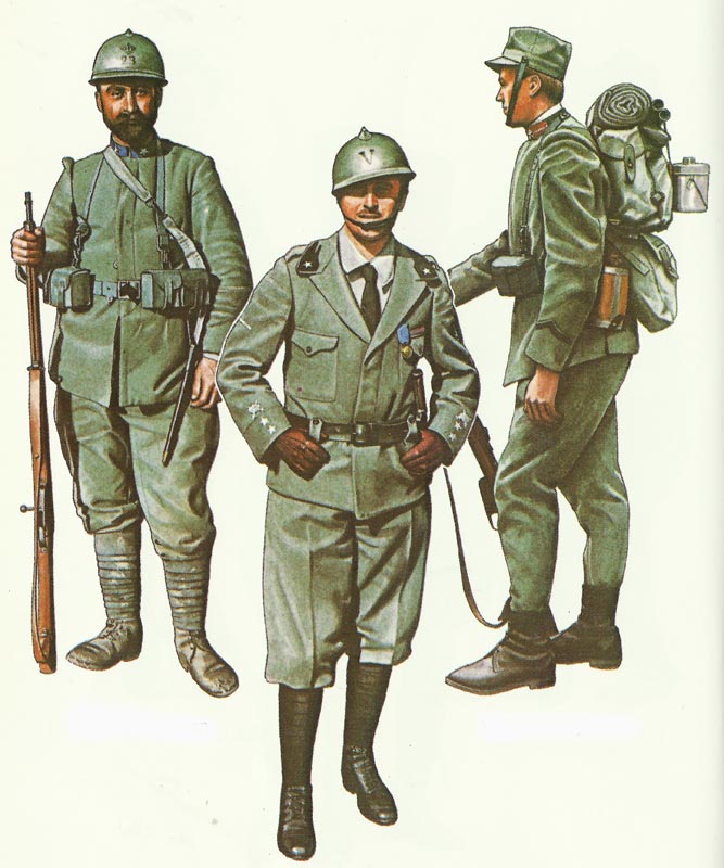Italian infantry WWI