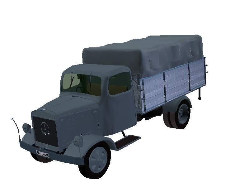 3D Model Mercedes L 3000