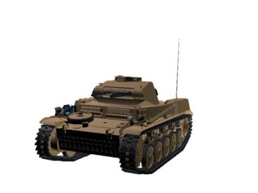 Panzer II 3D model2