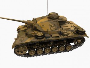 3D model of Panzer III L