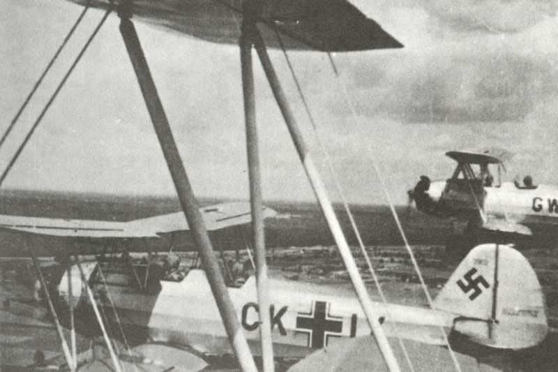 Focke-Wulf Fw44C primary tandem training biplanes