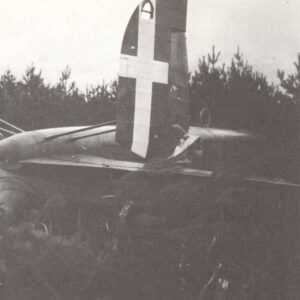 Wreck of a shot down Italian Fiat BR20 Cicogna bomber in South England.