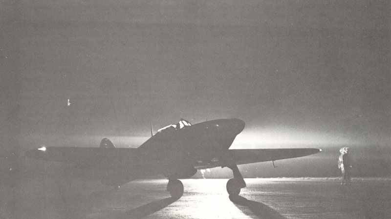 Hurricane in use as night-fighter