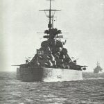 Bismarck of aft.