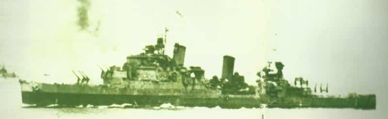 Diary December 3, 1940 38 Cruiser Glasgow