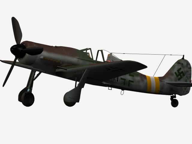 3D model Focke-Wulf Fw 190 D-9