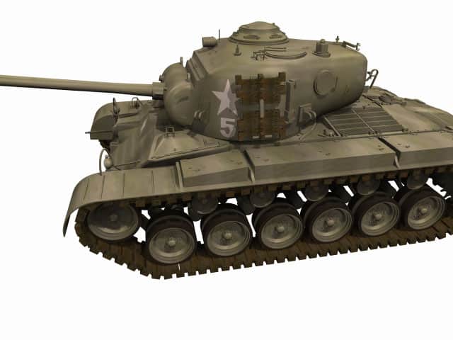 3D model M26 Pershing