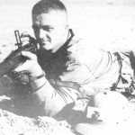 US Marine recruit zeroes his .30-cal. M1903 Springfield