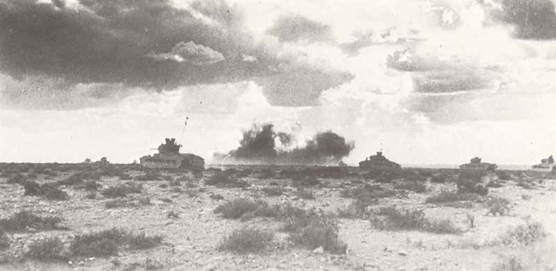 Matilda tanks of 7 RTR attack the Sidi Barrani