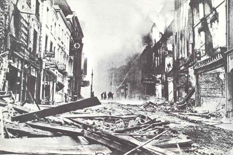 London after a fire air raid
