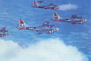 B-17 formation