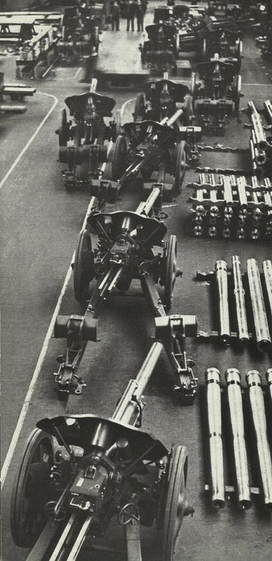 Production of field guns