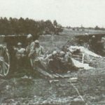 French Canon de 75 mle 1897 battery