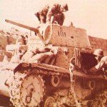 abandoned Carro Armato M14/41 of the Centauro Armored Division