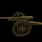 3D Model Canon de 75 mle 1897.