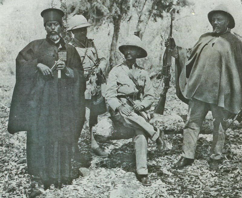 Emperor Haile Selassie back