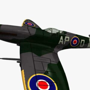 3d model Supermarine Spitfire XIV