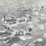 Spitfire XIVs from No.610 Squadron