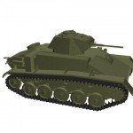 3d model of T-70.