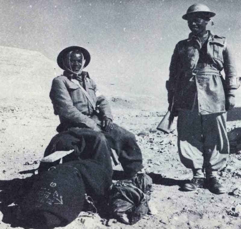 East African Campaign 1940-41 6 Native African soldiers