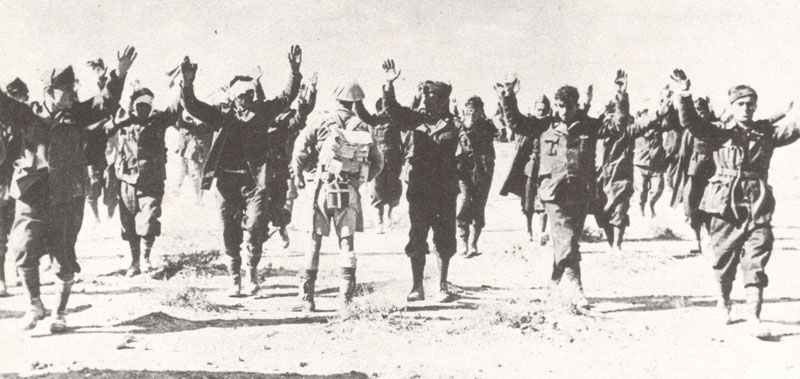 Italian troops surrender