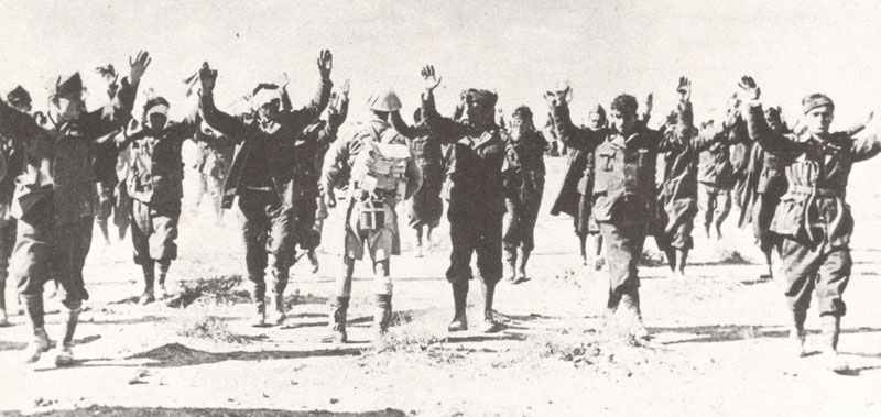 Italian troops surrender