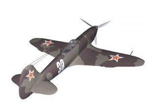 3d model of Yakovlev Yak-7.