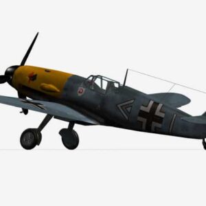 3d model Messerschmitt Bf109 F-4