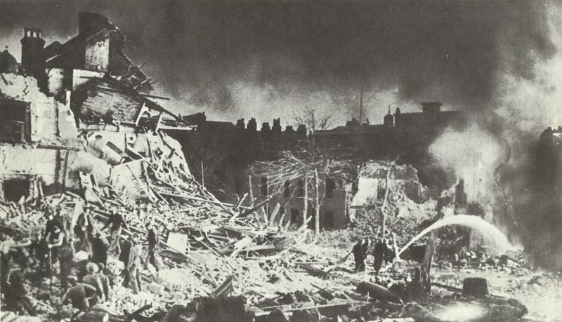 Devastation in London