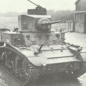 M3 light tank shown on delivery to Britain