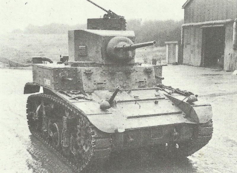 M3 light tank shown on delivery to Britain