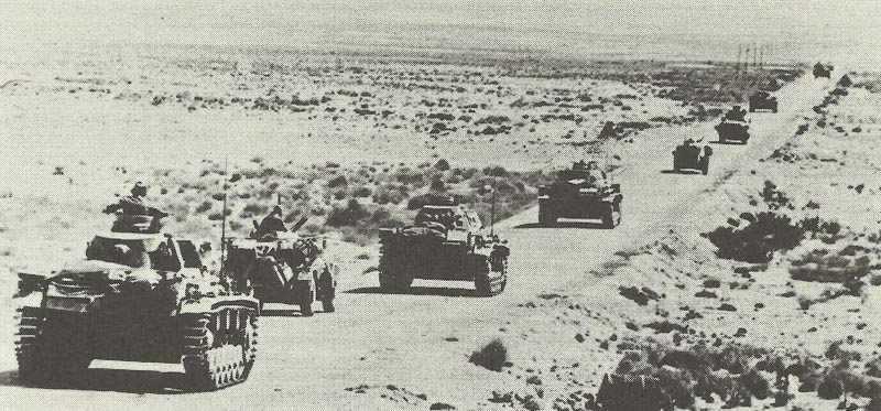 German tanks near Mersa Brega